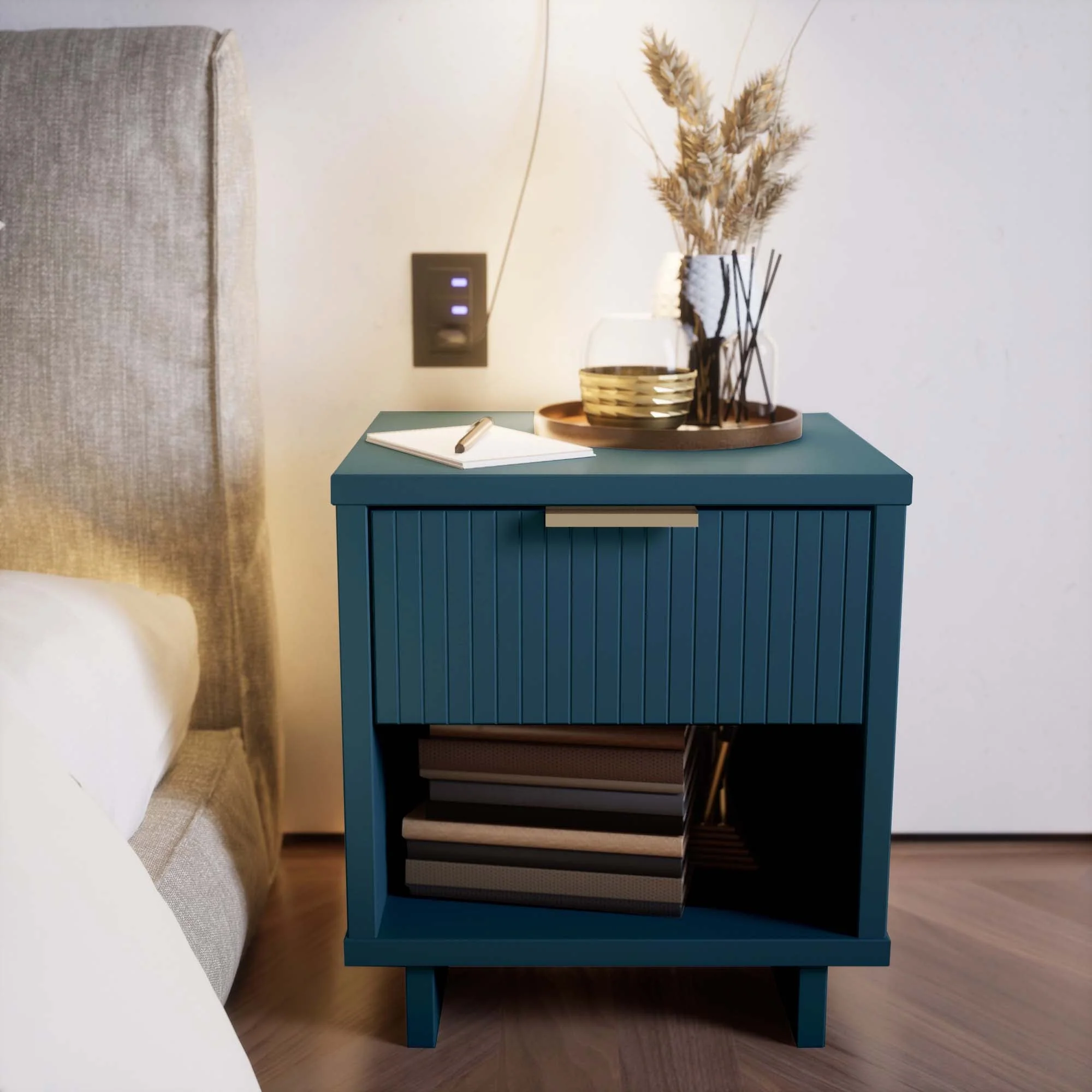 Granville Nightstand 1.0 in Midnight Blue - Image 2