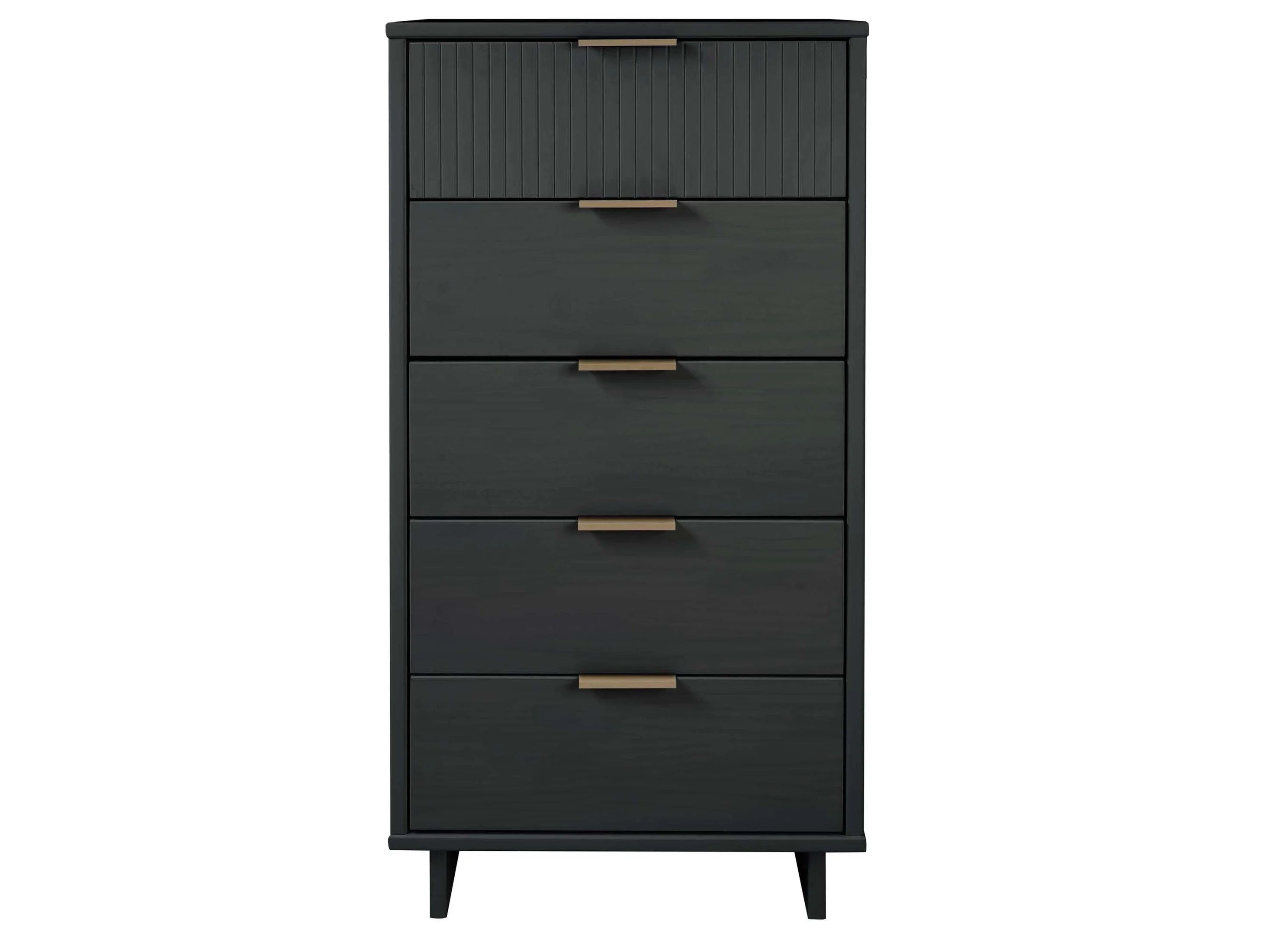 Granville Tall 23.62 Narrow Dresser in Dark Grey - Image 2