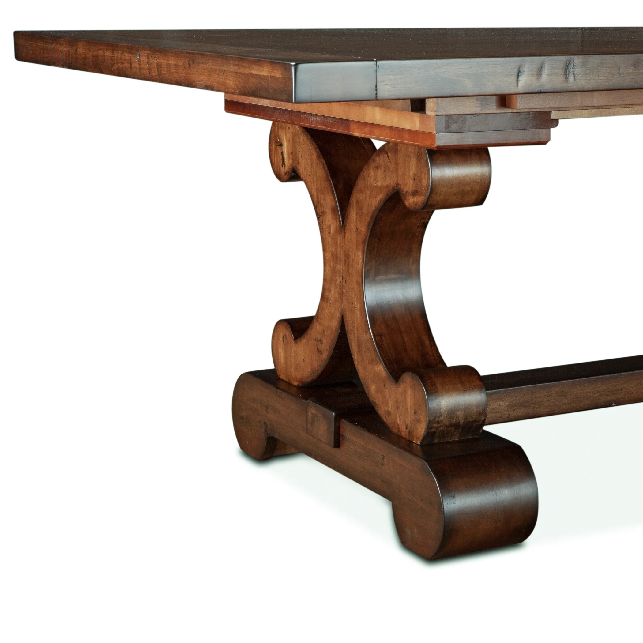 Grassroots Maxwell 88"-110" Extension Table in Chestnut - Image 21