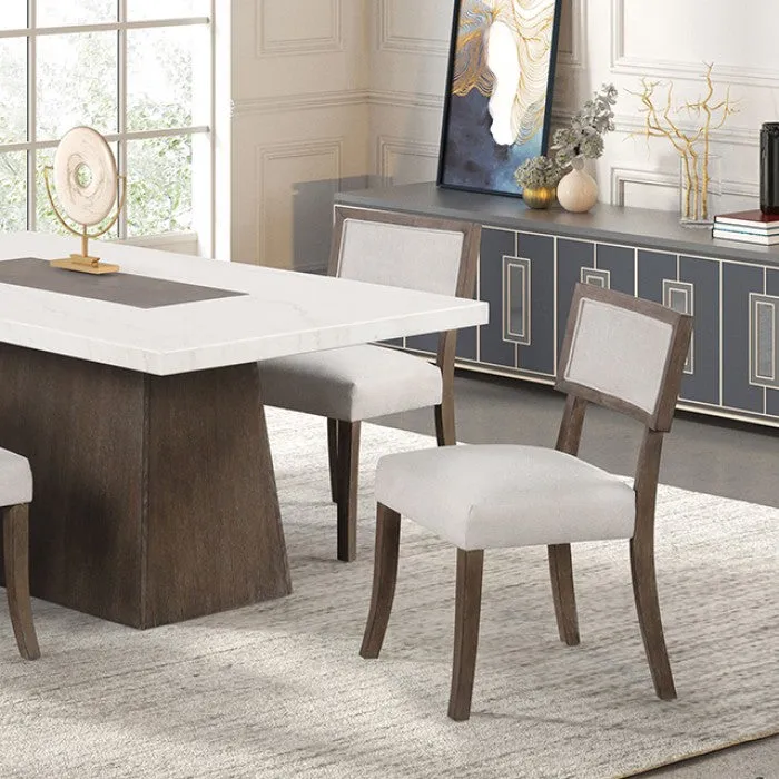 Grasten Dark Walnut 5-Piece Dining Room Set - Image 2