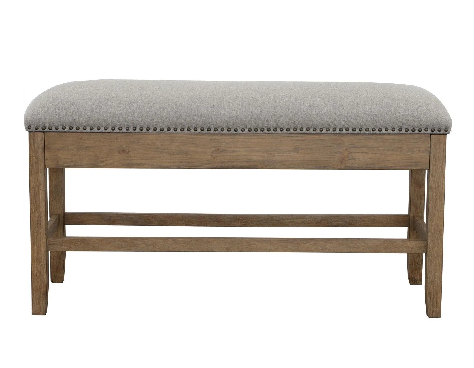 Grayson 24″ Counter Storage Bench w/Nailhead Trim - Image 4