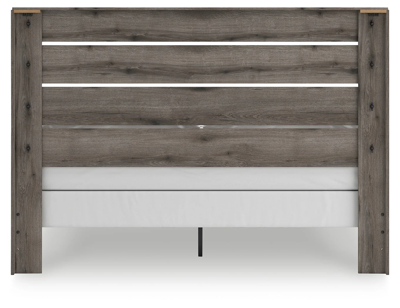 Graystorm Brown Gray King Panel Bed - Image 7