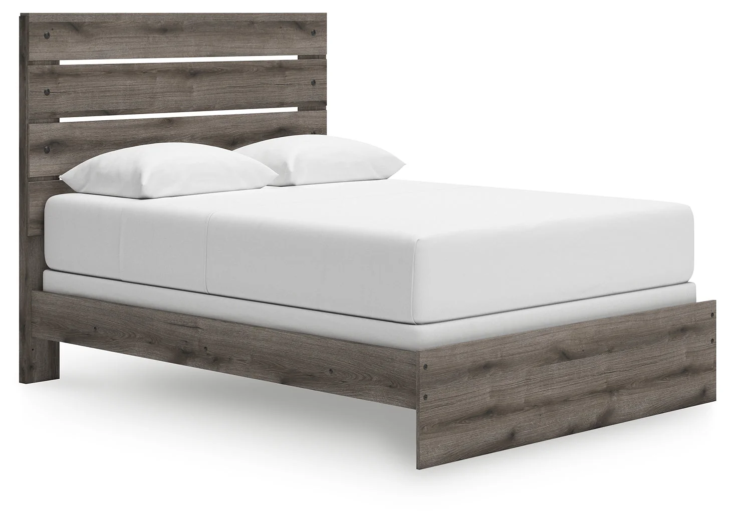 Graystorm Brown Gray Queen Panel Bed - Image 3