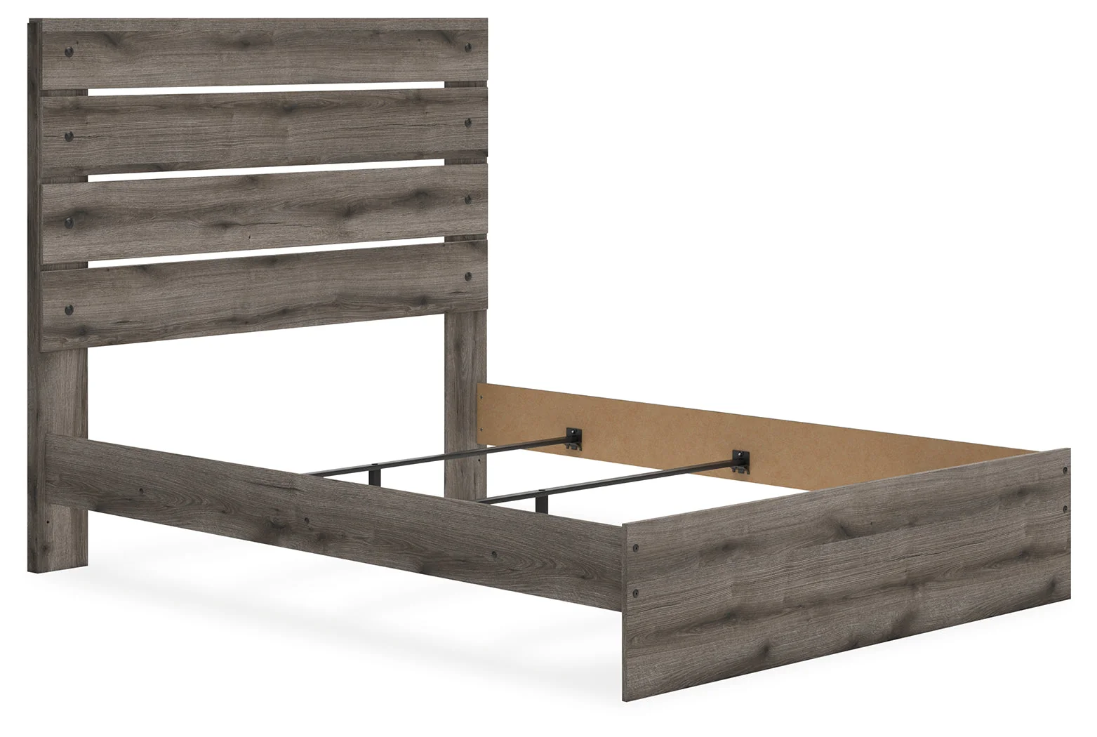 Graystorm Brown Gray Queen Panel Bed - Image 4