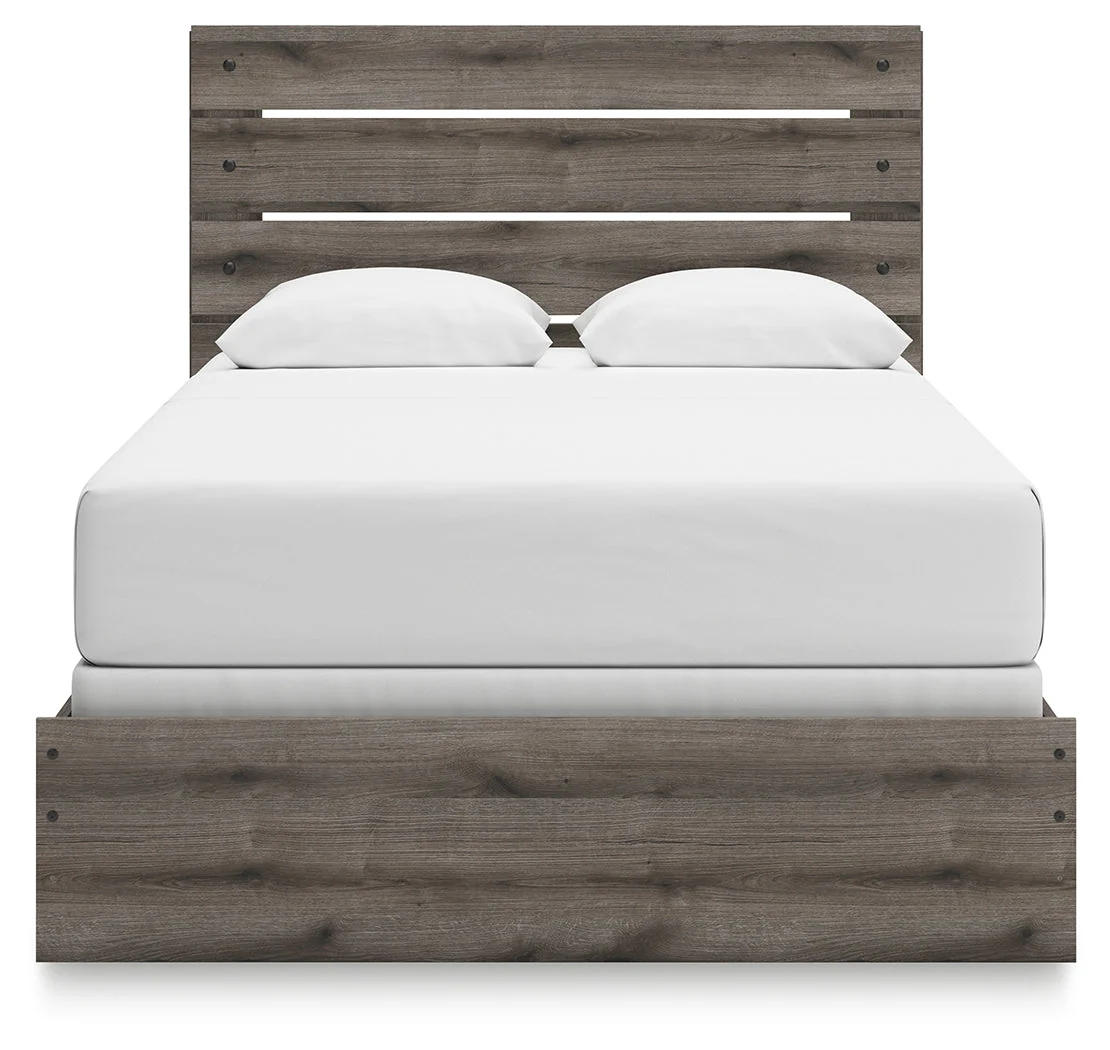 Graystorm Brown Gray Queen Panel Bed - Image 7