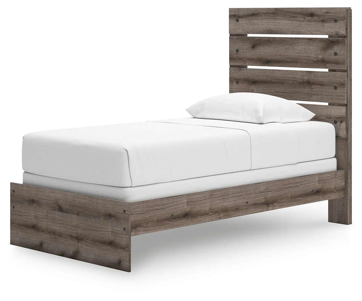 Graystorm Brown Gray Twin Panel Bed - Image 5
