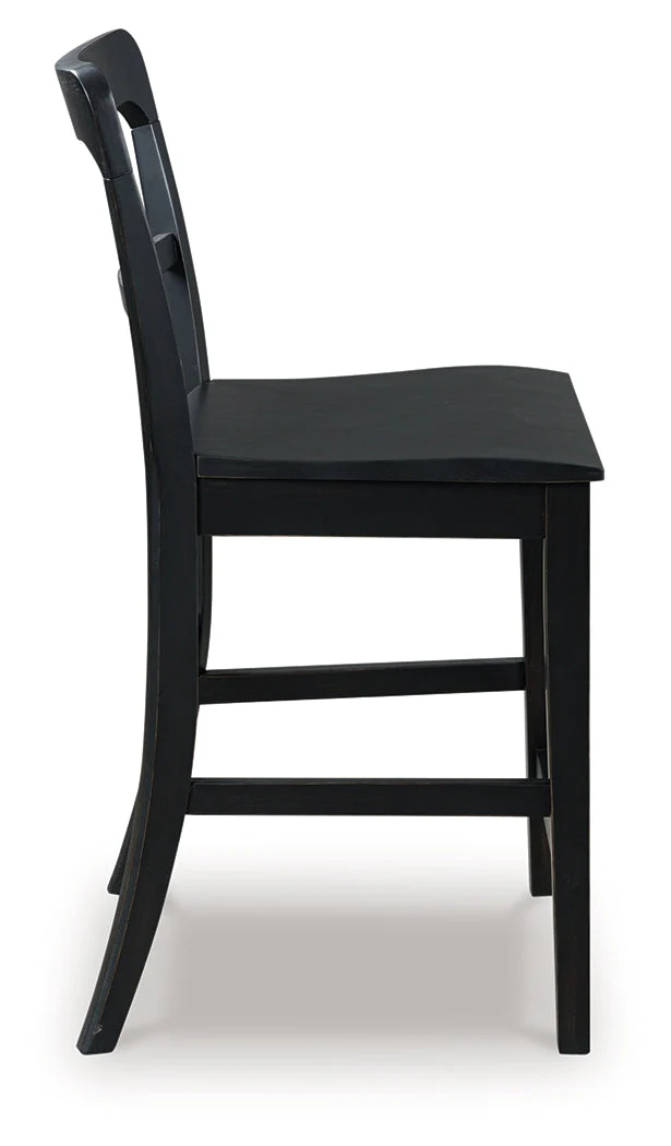 Greddinton Black Barstool (Set of 2) - Image 4