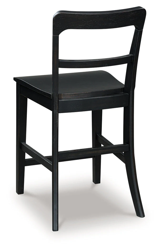 Greddinton Black Barstool (Set of 2) - Image 5
