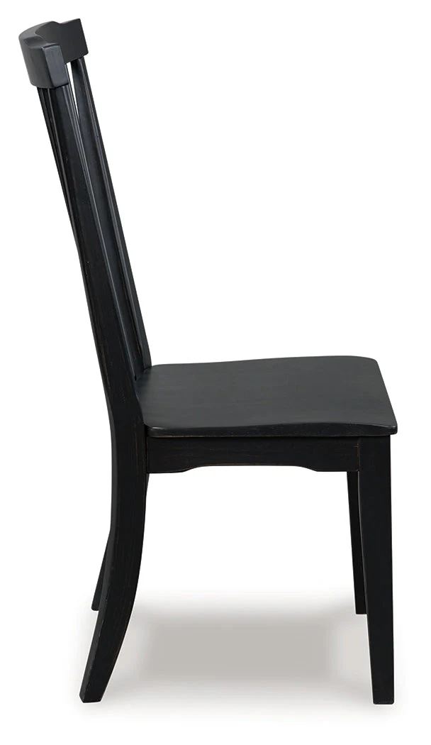 Greddinton Black Dining Room Side Chair (Set of 2) - Image 4