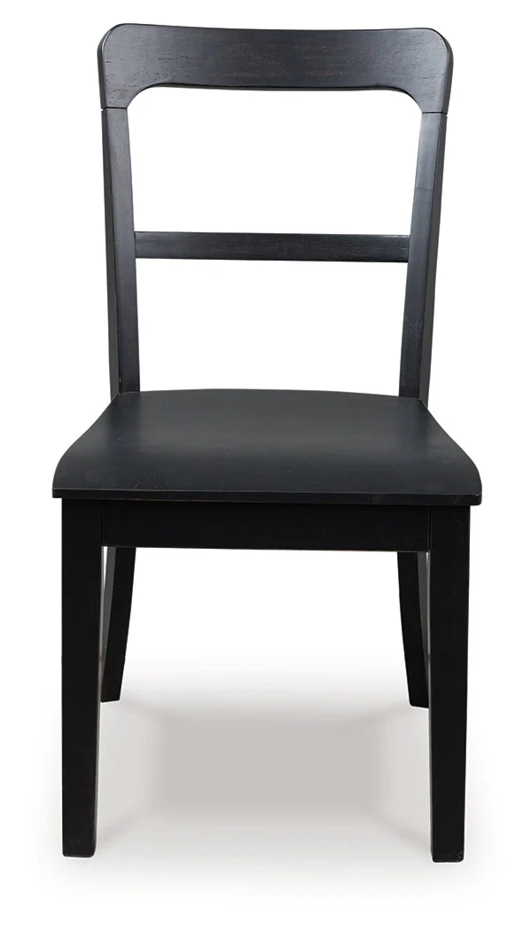 Greddinton Black Dining Upholstered Side Chair (Set of 2) - Image 3