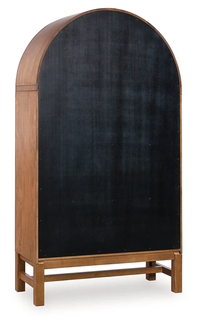 Greddinton Brown/Black Display Cabinet - Image 5