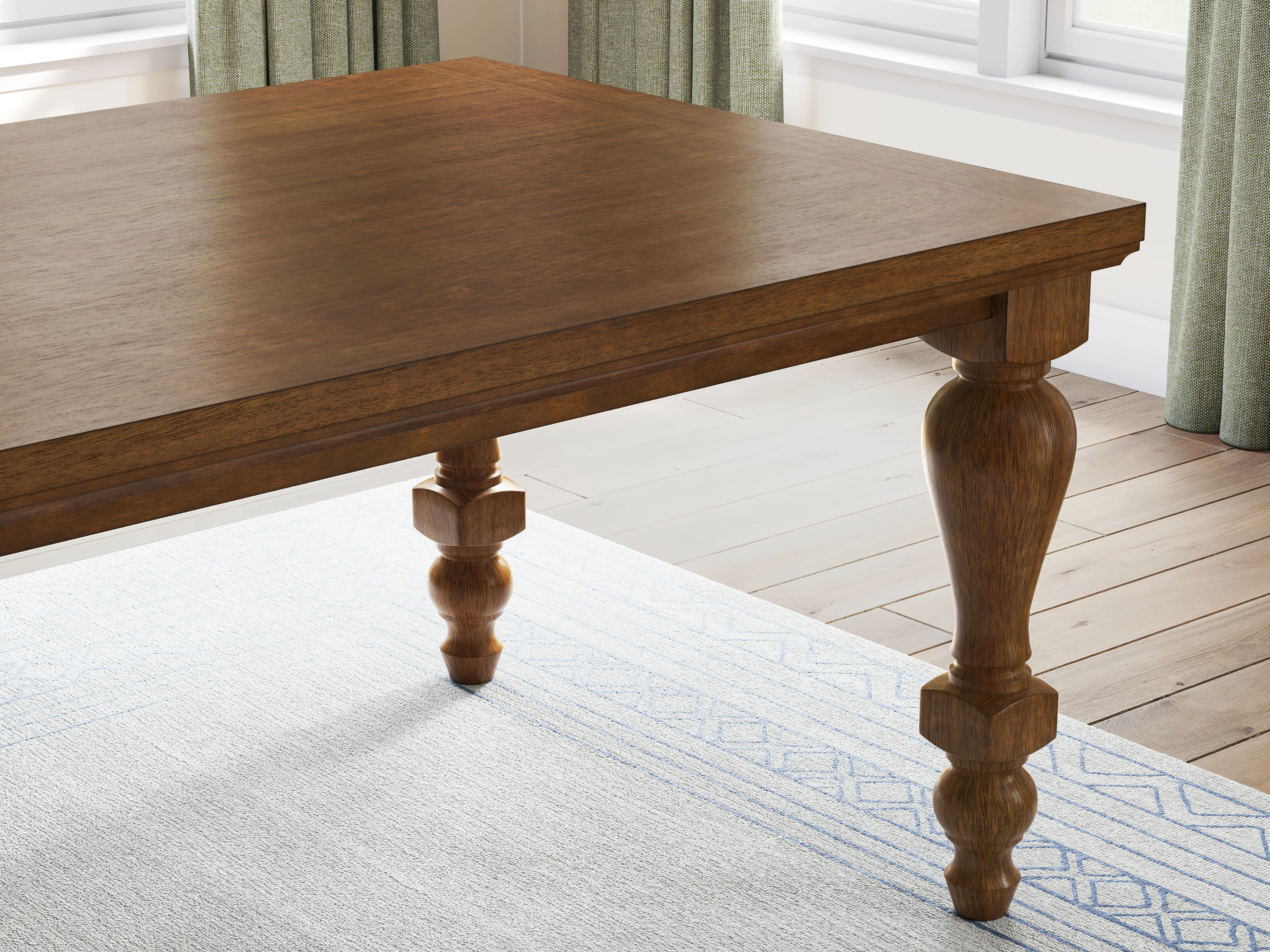 Greddinton Brown Dining Table and 4 Chairs - Image 2