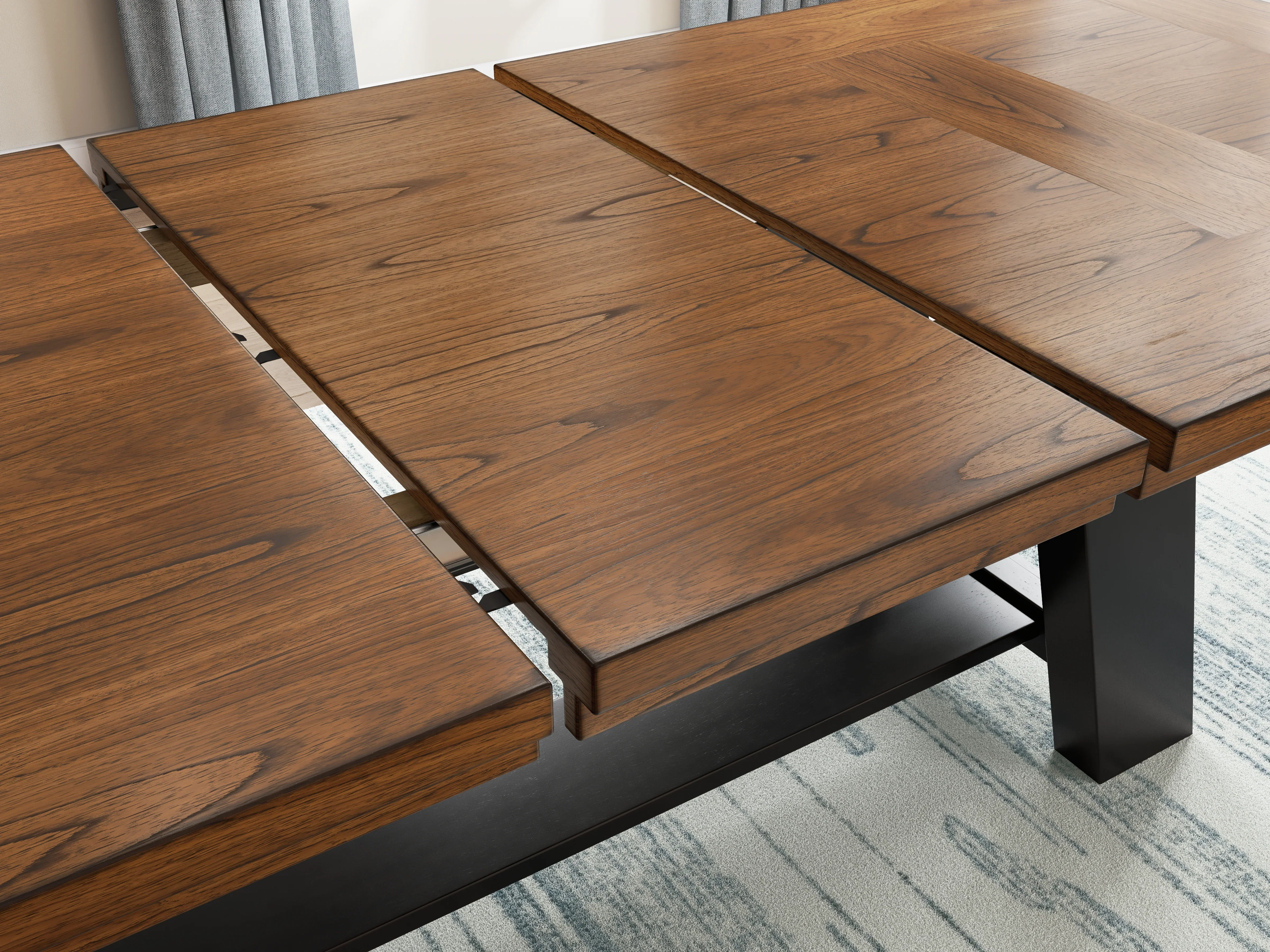 Greddinton Brown Dining Table and 4 Chairs - Image 4