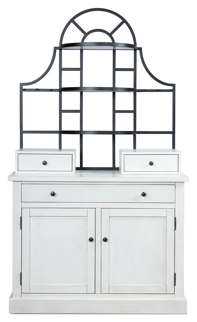 Greddinton White Baker's Rack - Image 3