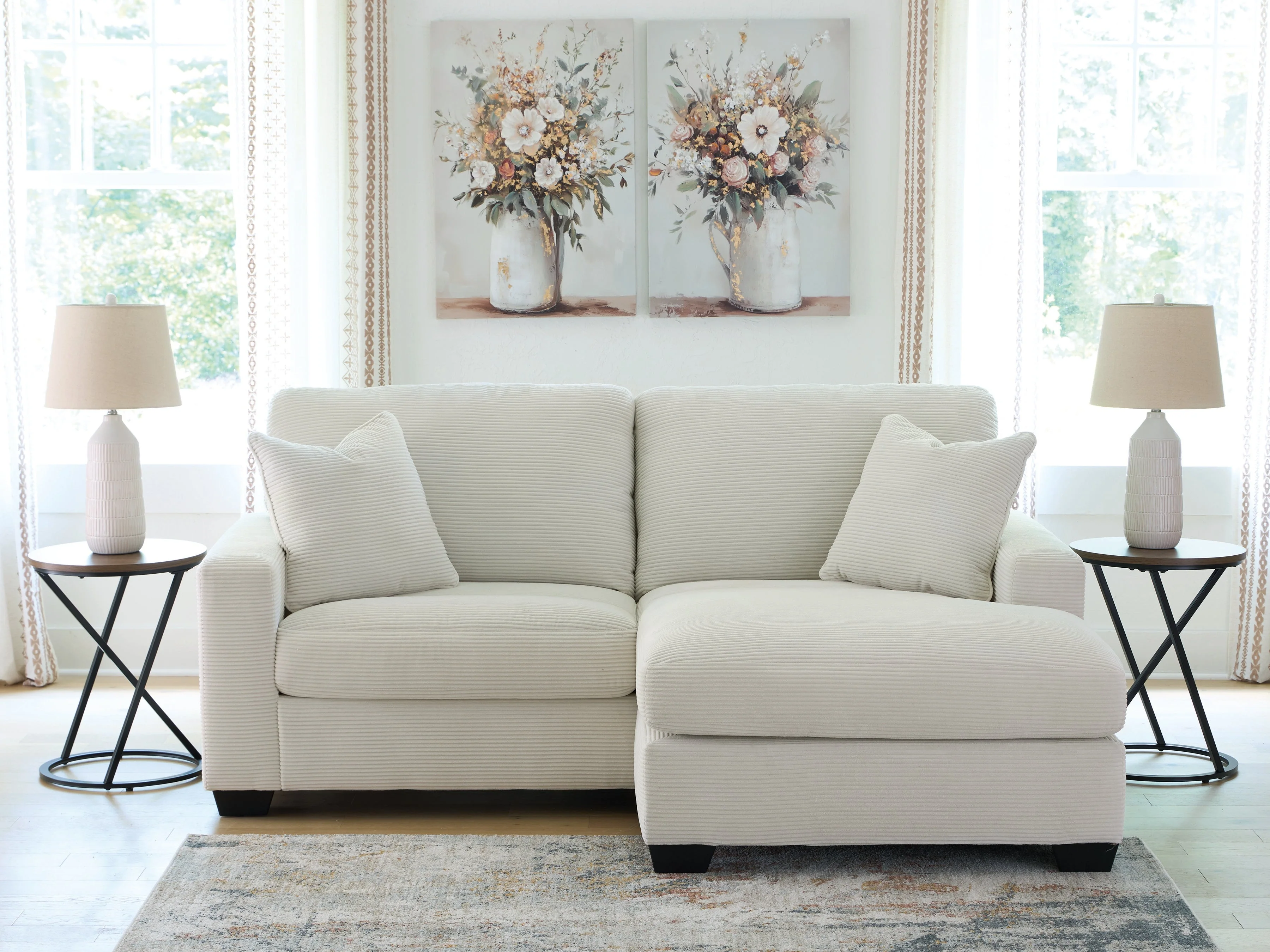 Greenbriar Ivory Sofa Chaise - Image 2