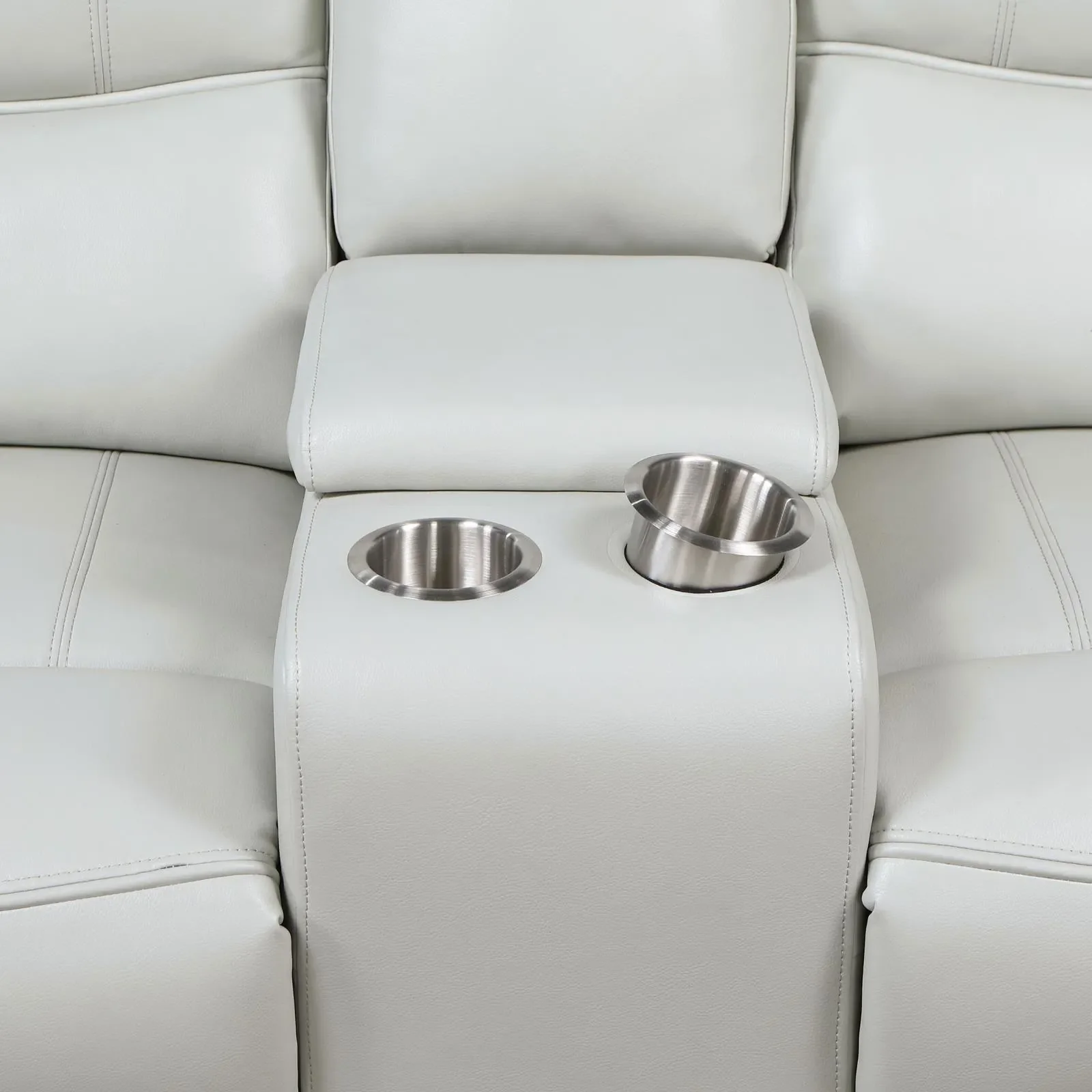 Greenfield Dove Grey 2-Piece Power Reclining Sofa Set - Image 14