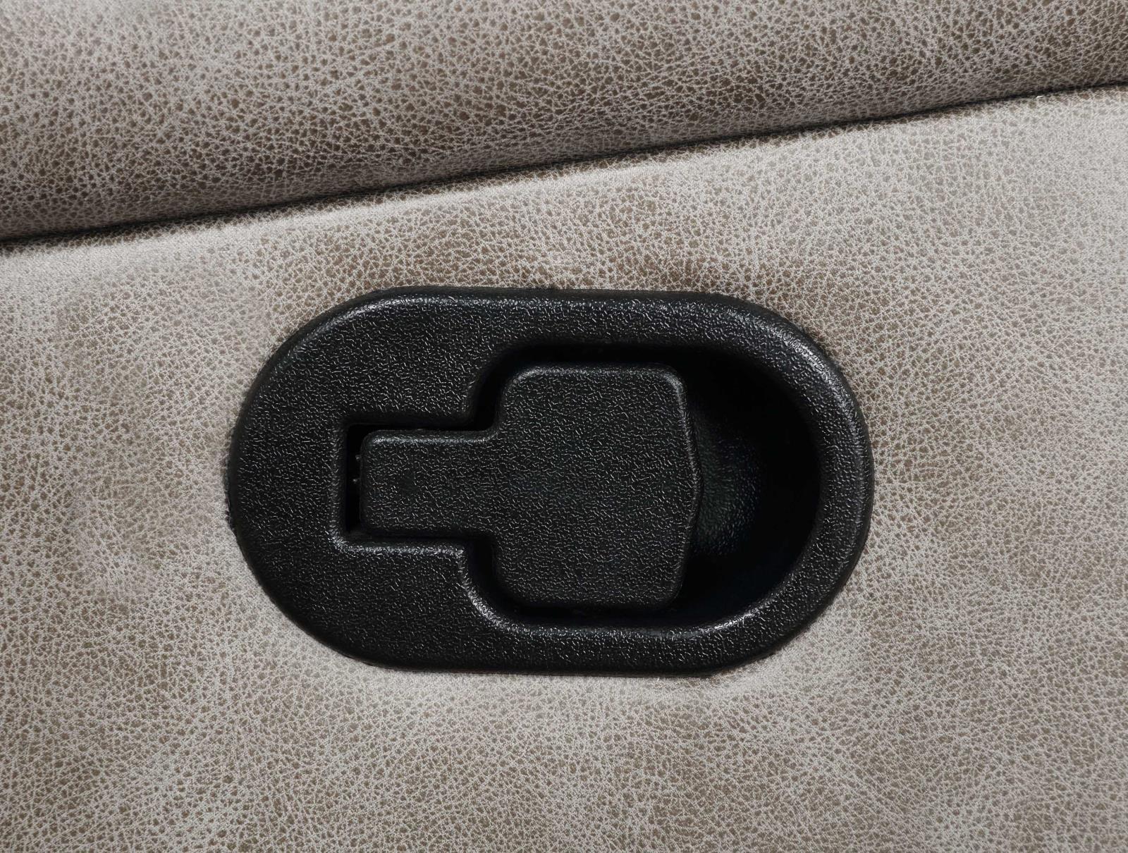 Greer Upholstered Tufted Back Glider Recliner - Image 6