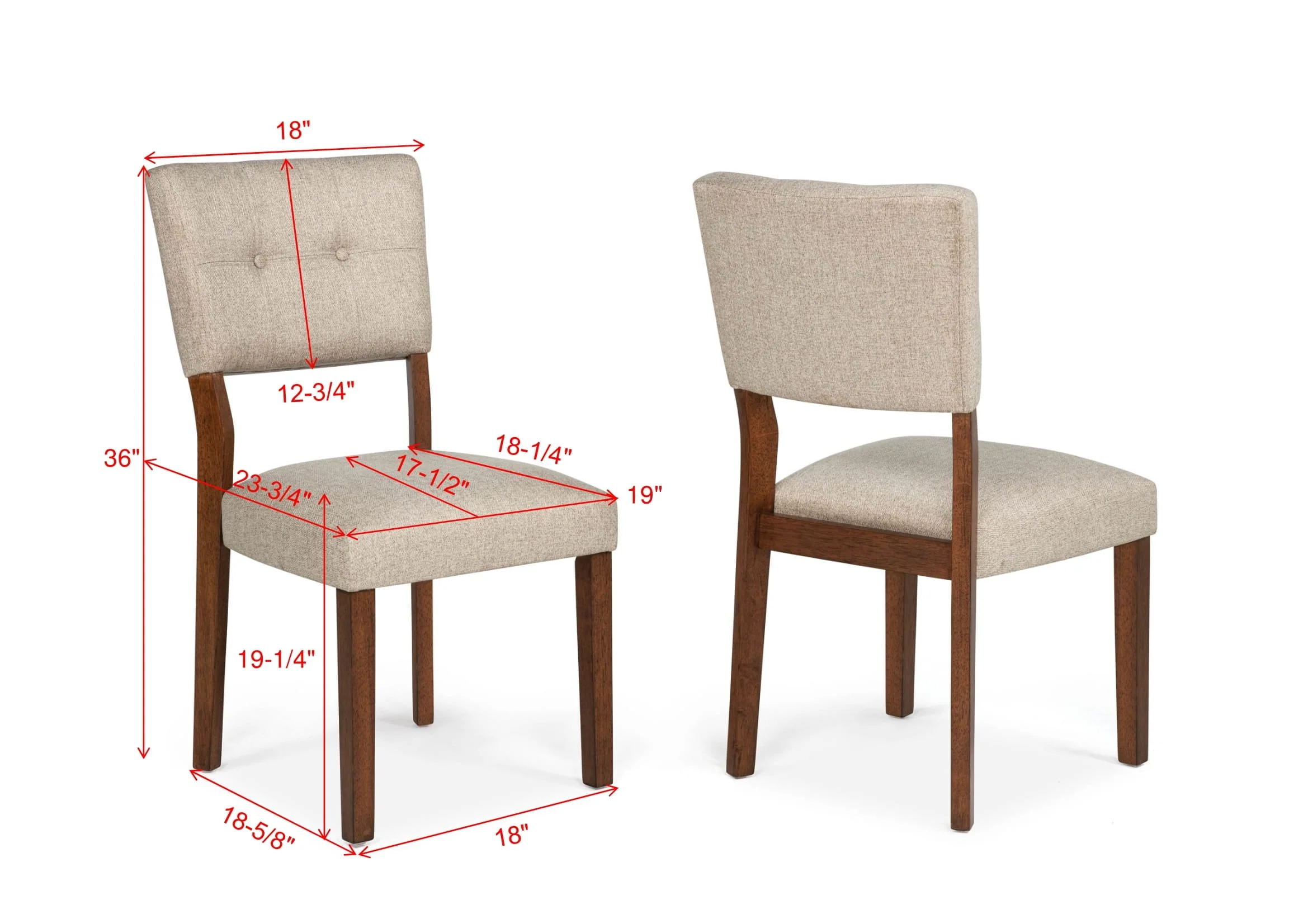 Gregory Beige and Brown Dining Set - Image 11
