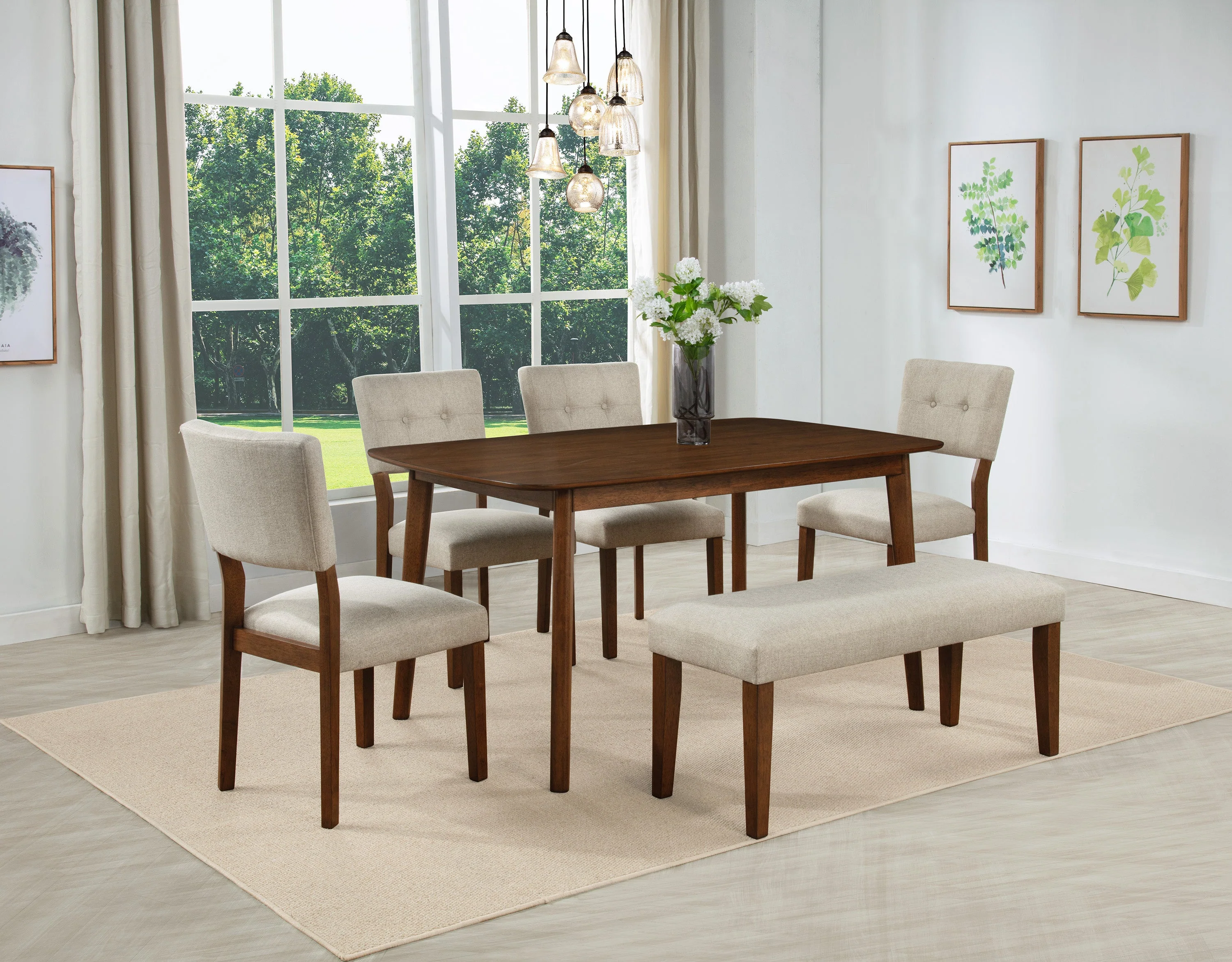 Gregory Brown Dining Table - Image 5