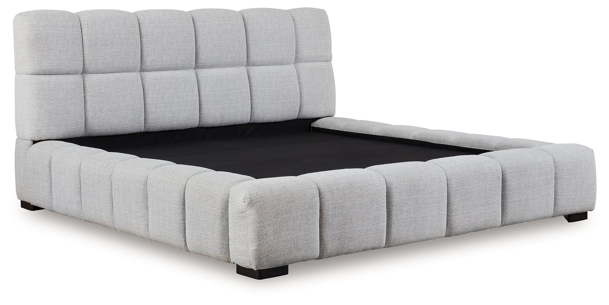 Grendusk Light Gray California King Upholstered Bed - Image 4