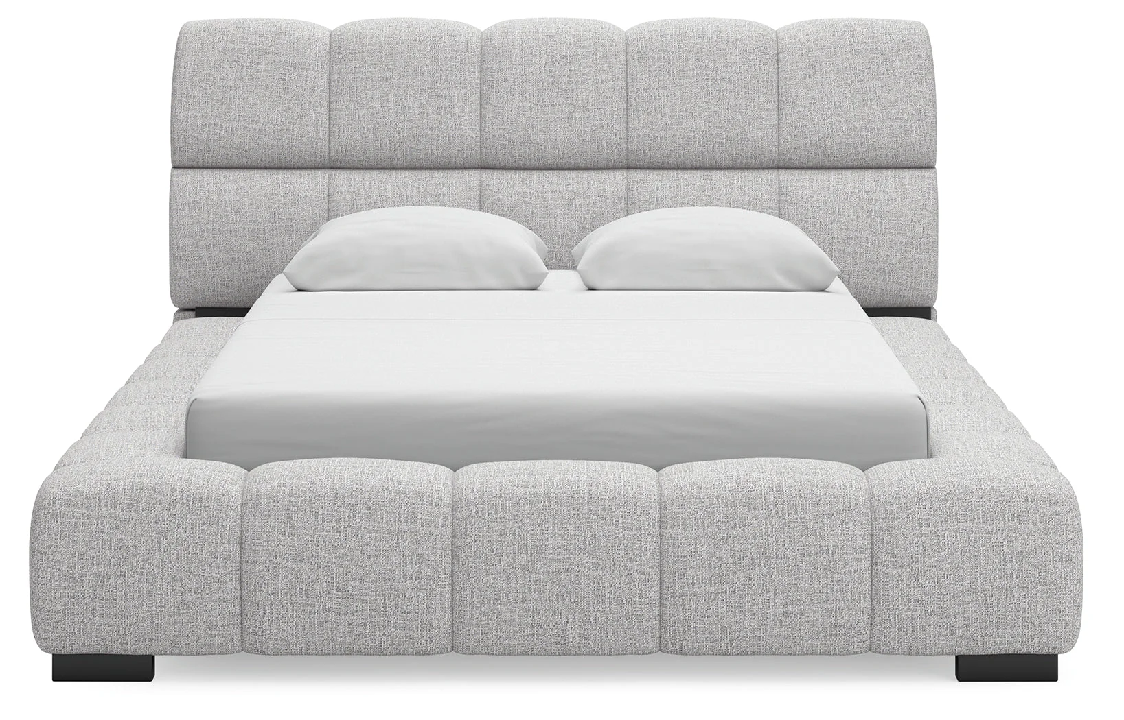 Grendusk Light Gray Queen Upholstered Bed