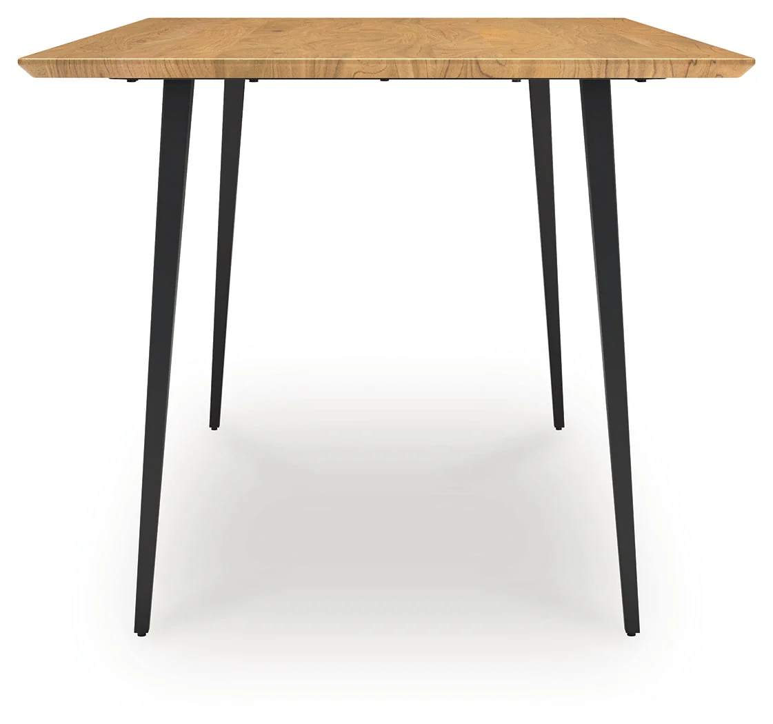 Gretlynn Natural And Black Dining Table - Image 11