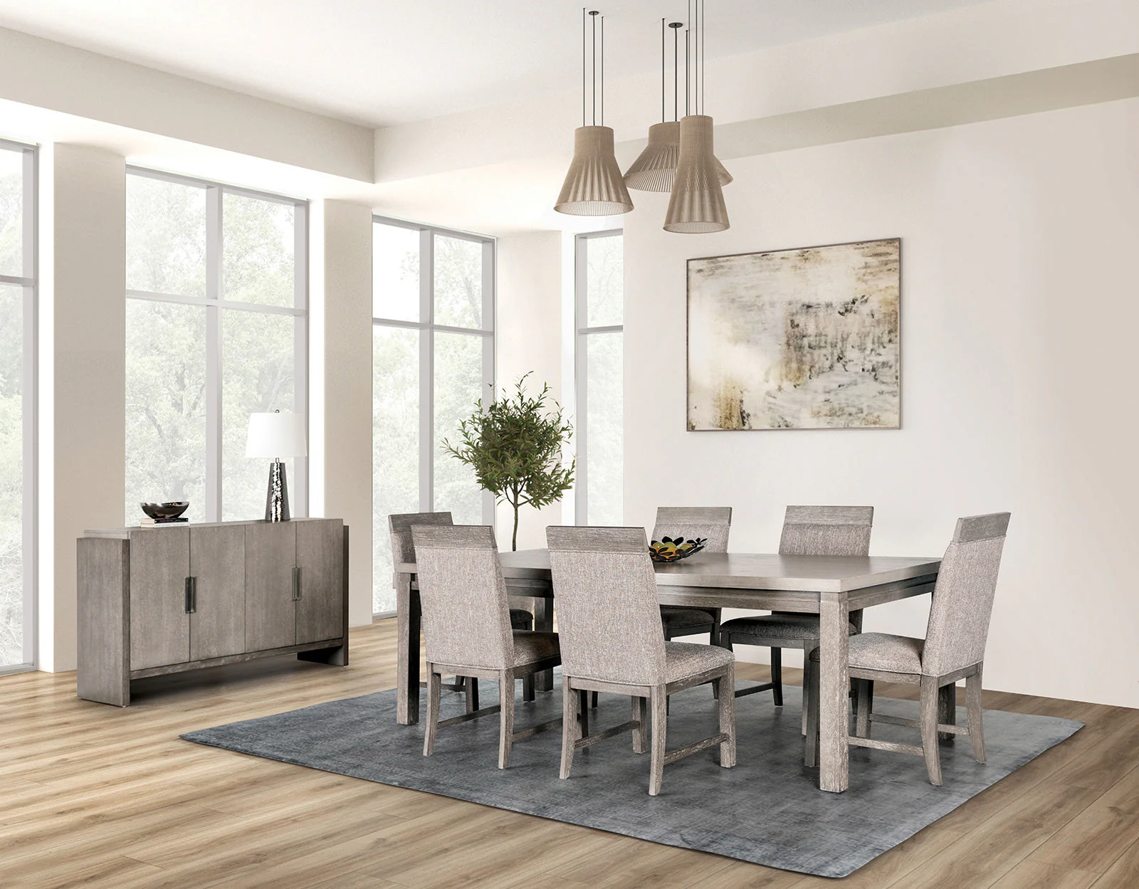 Gristalt Gray/Stone Gray Chair - Image 2