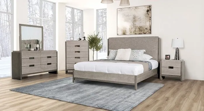 Gristalt Stone Gray 5-Piece Queen Bedroom Set