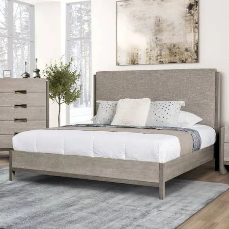 Gristalt Stone Gray 5-Piece Queen Bedroom Set - Image 2