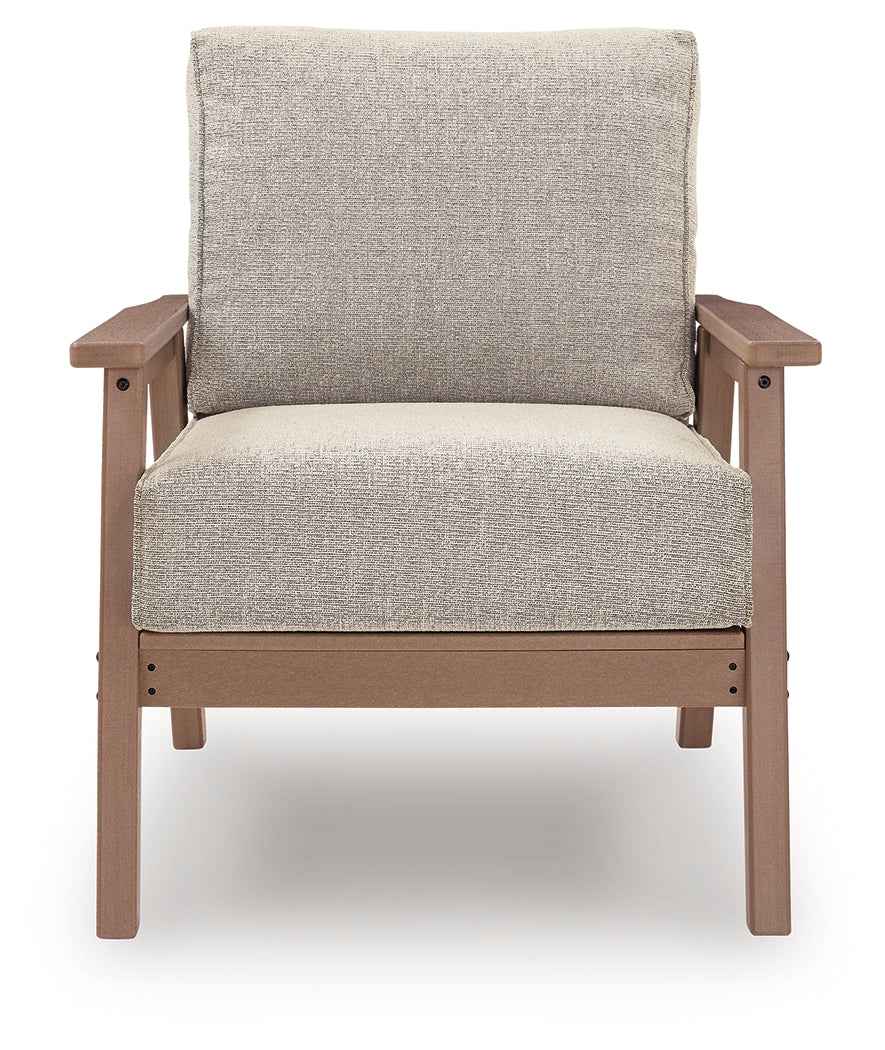 Grover Beach Driftwood Outdoor Lounge Chair with Cushion (Set of 2) - Image 3
