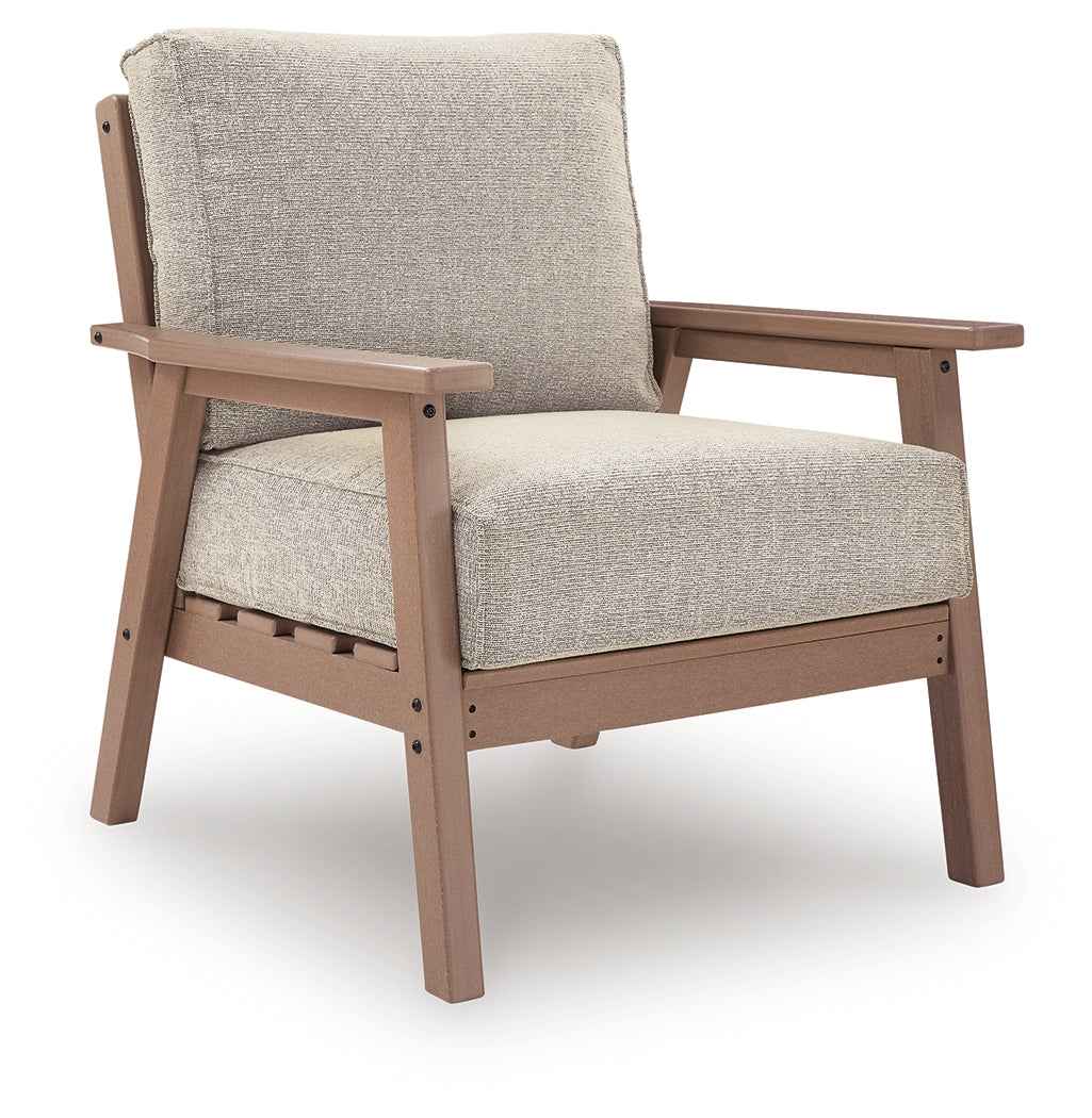 Grover Beach Driftwood Outdoor Lounge Chair with Cushion (Set of 2) - Image 6