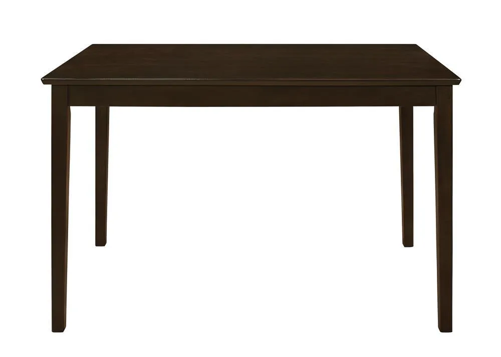 Guillen Cappuccino/Dark Brown 5-Piece Dining Set with Bench - Image 10