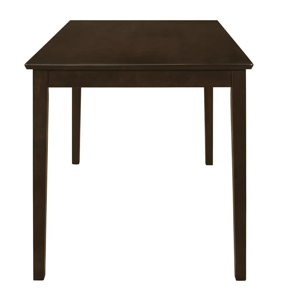 Guillen Cappuccino/Dark Brown 5-Piece Dining Set with Bench - Image 9