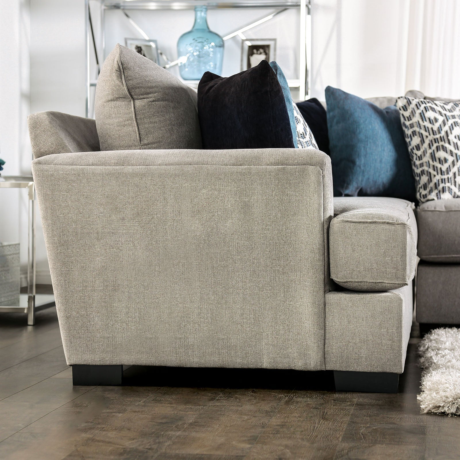 Gunnersbury Sectional In Gray - Image 2