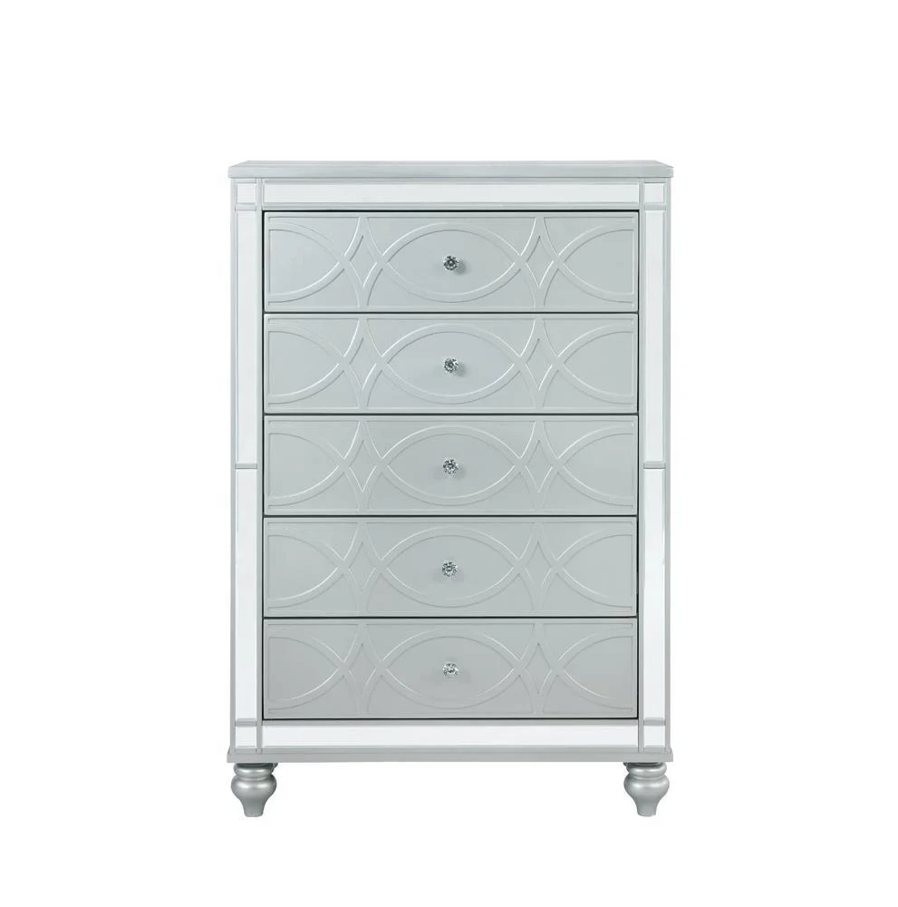 Gunnison Silver Metallic 5-Drawer Chest - Image 2