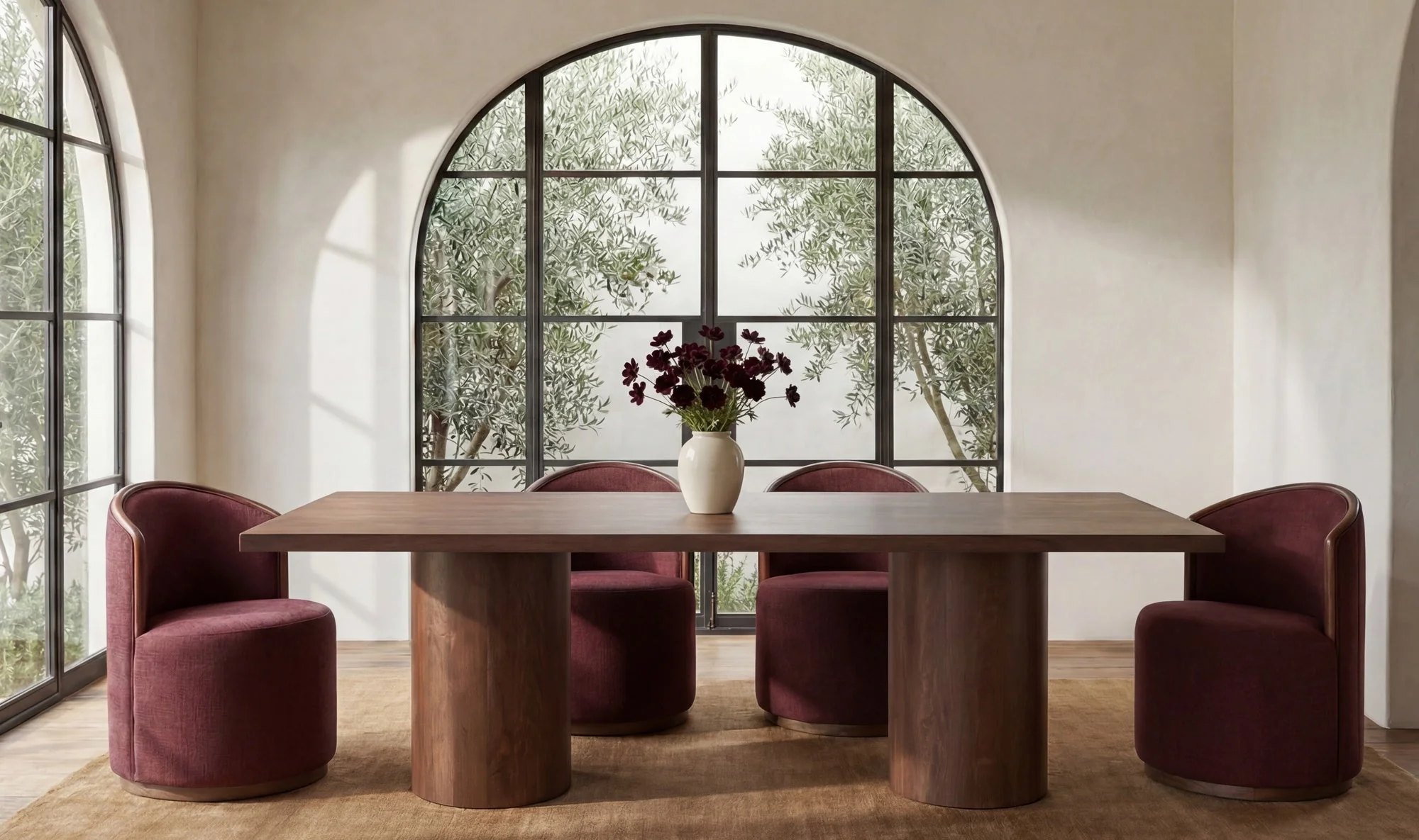 Hadley Dining Table Small Warm Brown - Image 3