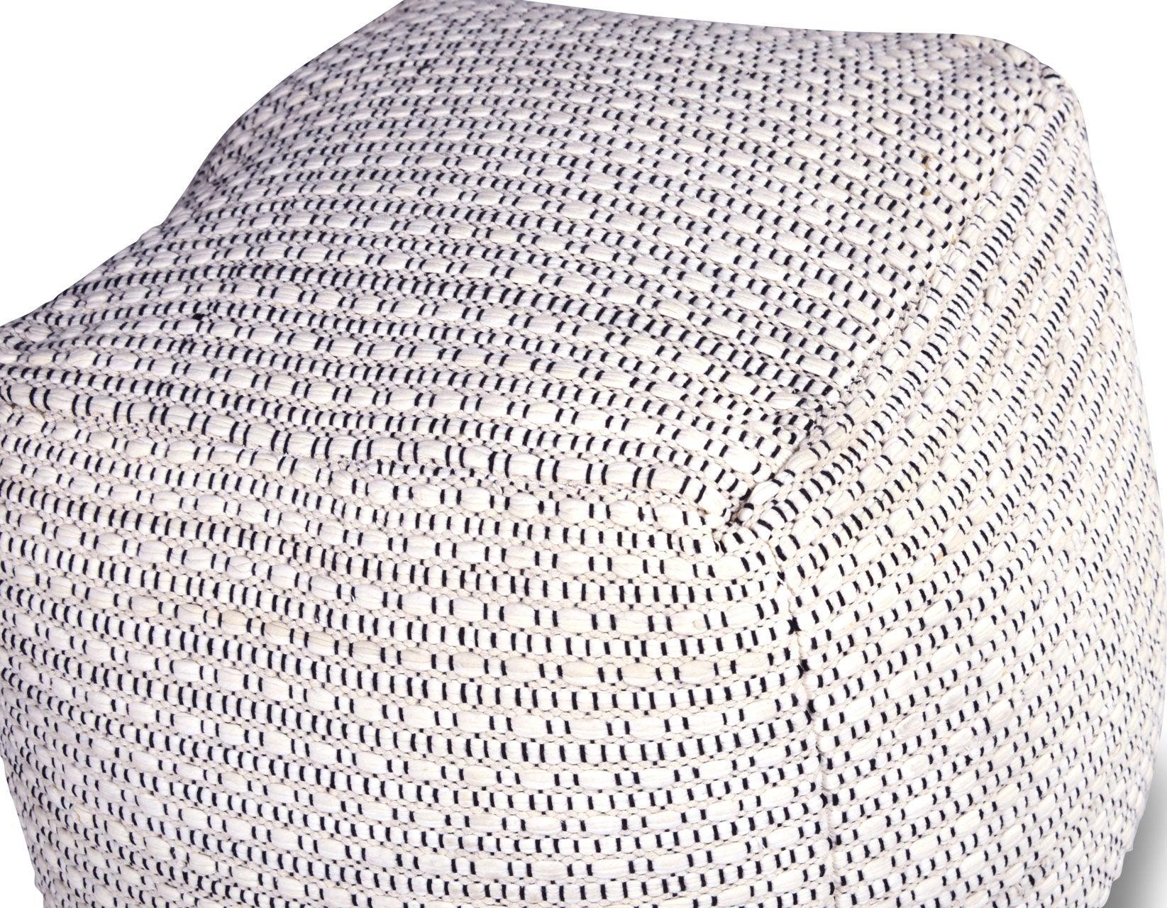 Hakim Handwoven Pouf - Image 3