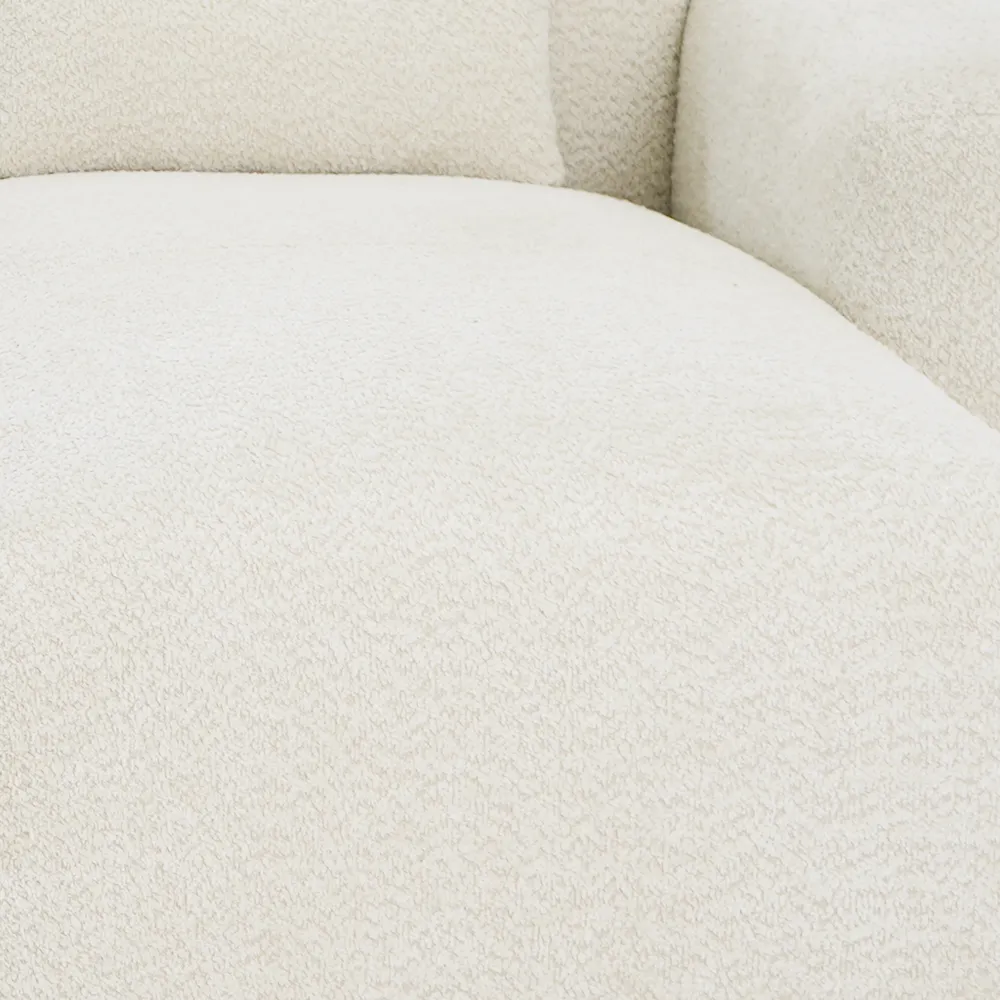 Haledon 3-Piece Sand Boucle Right Sectional Sofa - Image 7