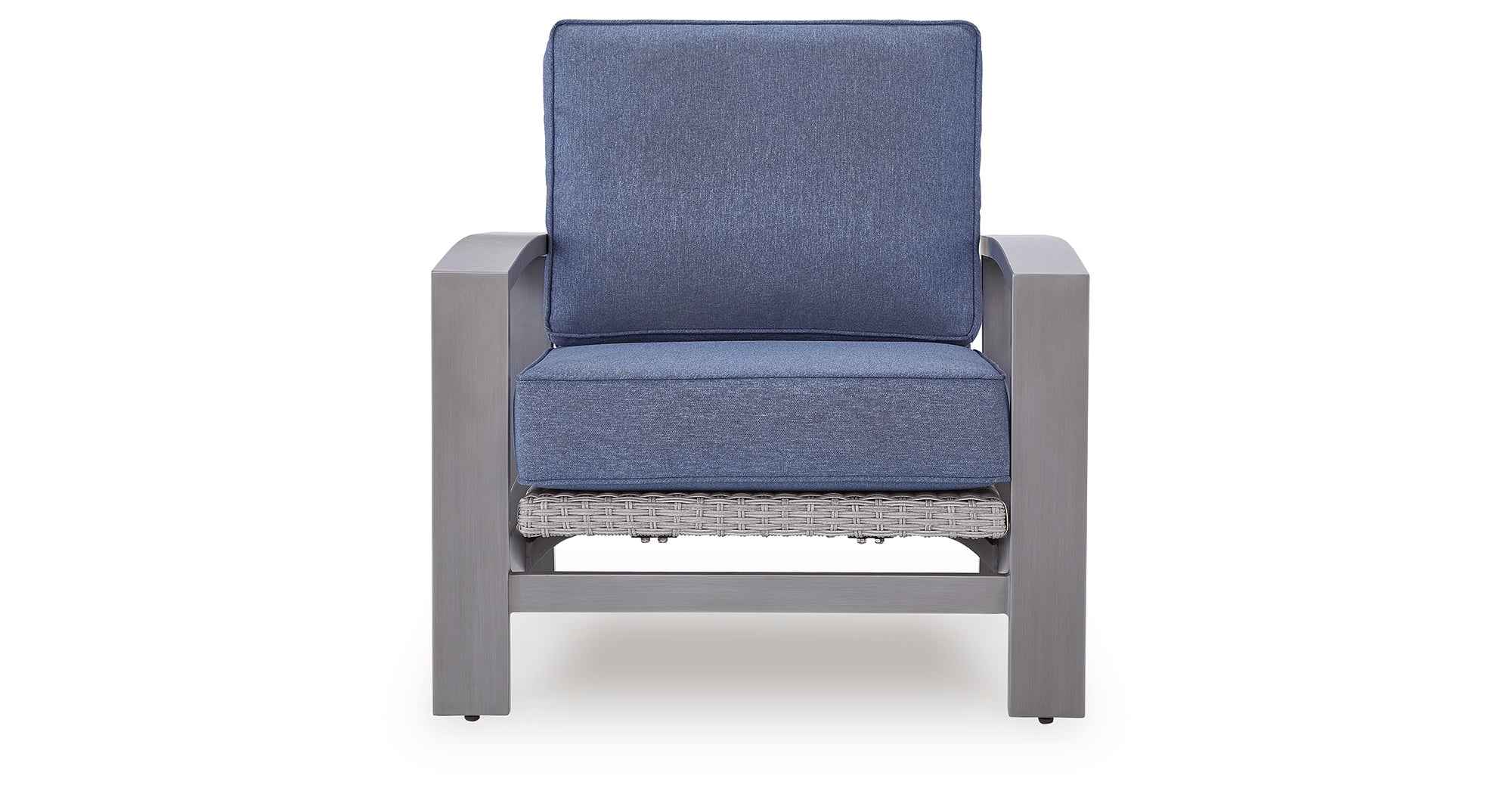 Half Moon Beach Blue/Gray Outdoor Spring Lounge Chair - Image 8