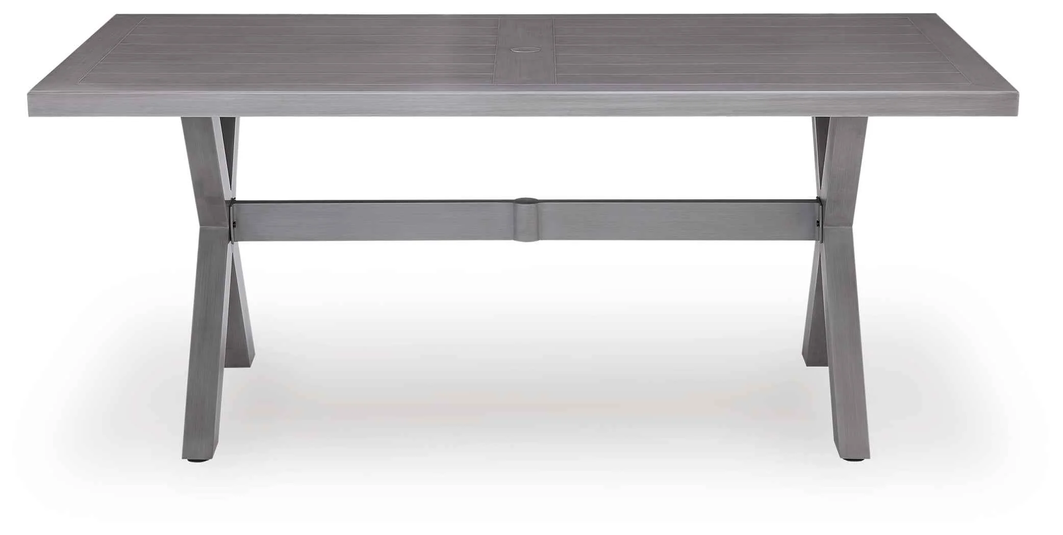 Half Moon Beach Gray Outdoor Dining Table - Image 3