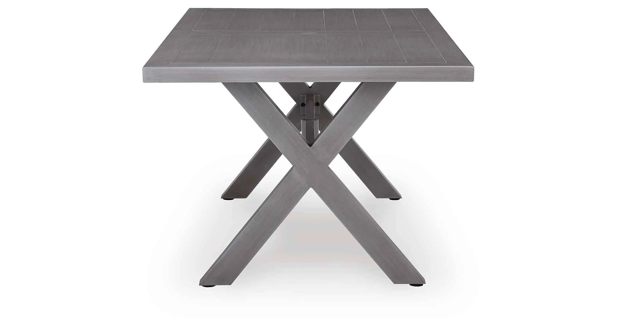 Half Moon Beach Gray Outdoor Dining Table - Image 7