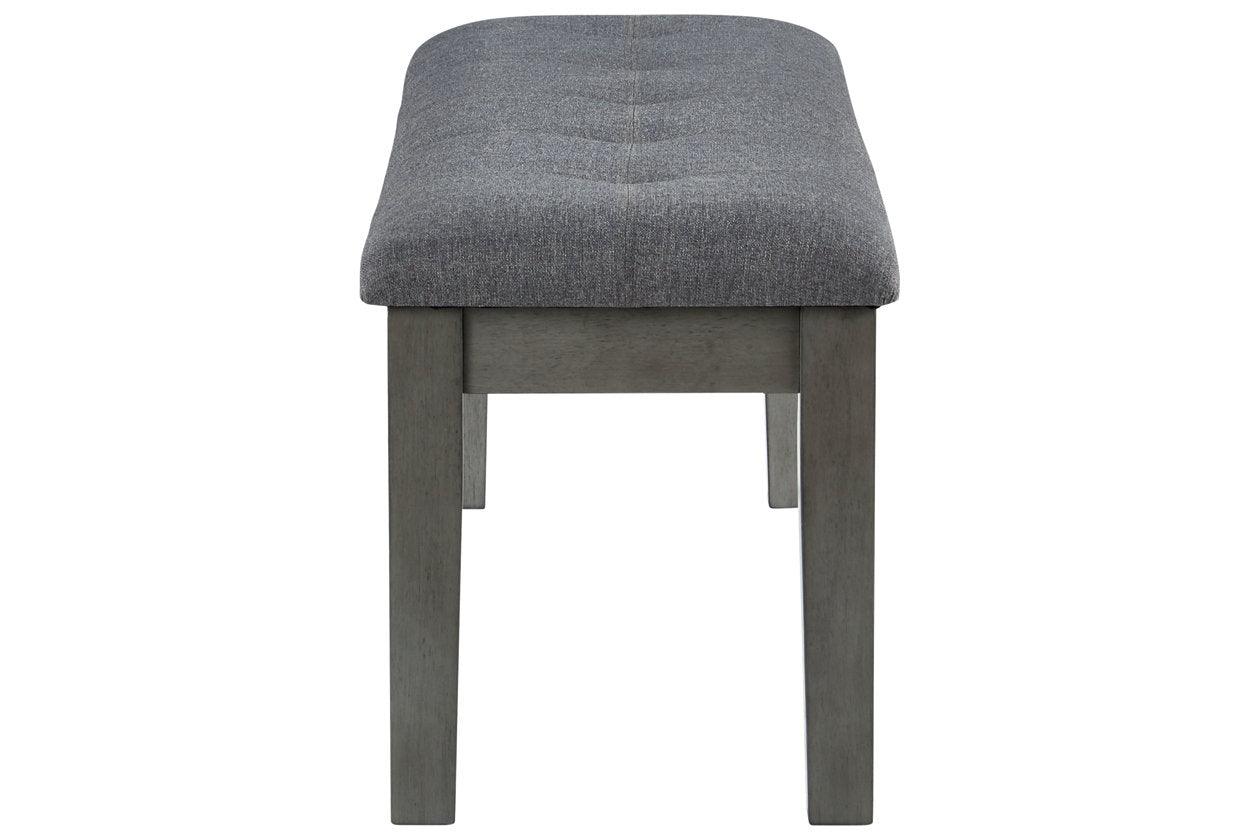 Hallanden Two-tone Gray 50" Dining Bench - Image 4