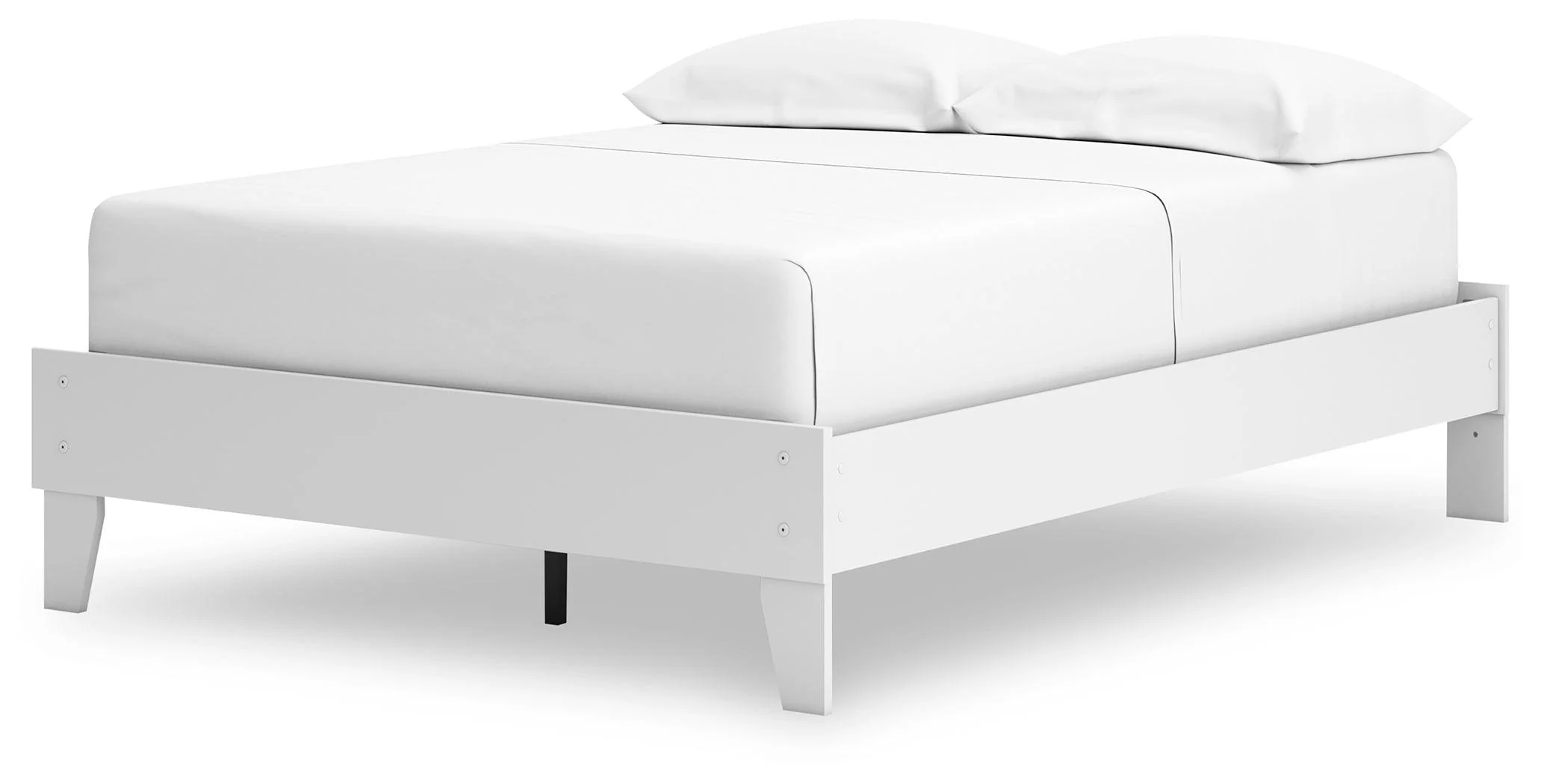 Hallityn White Full Platform Bed - Image 3