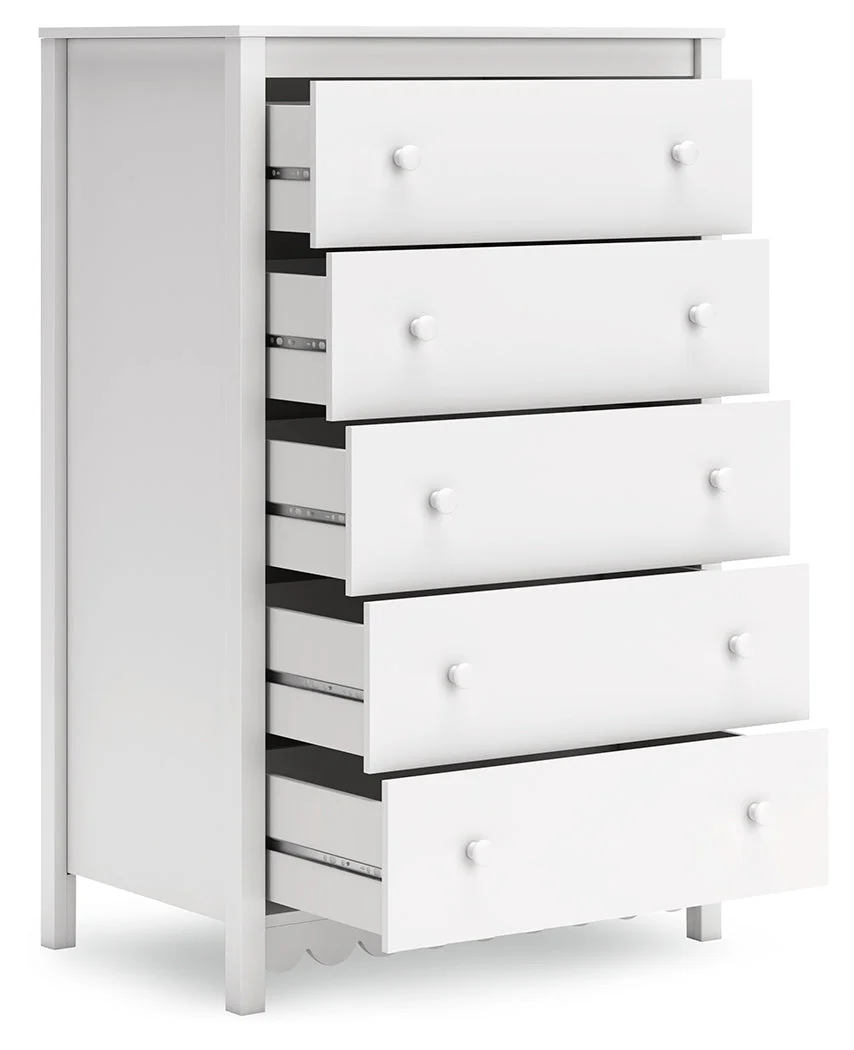 Hallityn White Youth Panel Platform Bedroom Set - Image 14