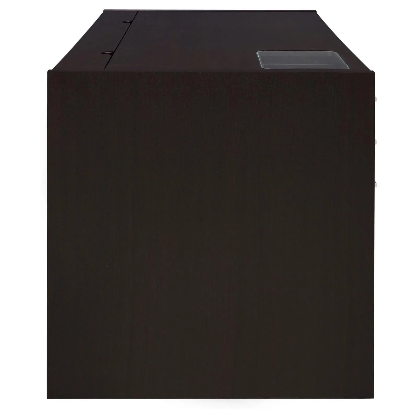 Halston Cappuccino 3-Drawer Connect-it Office Desk - Image 5