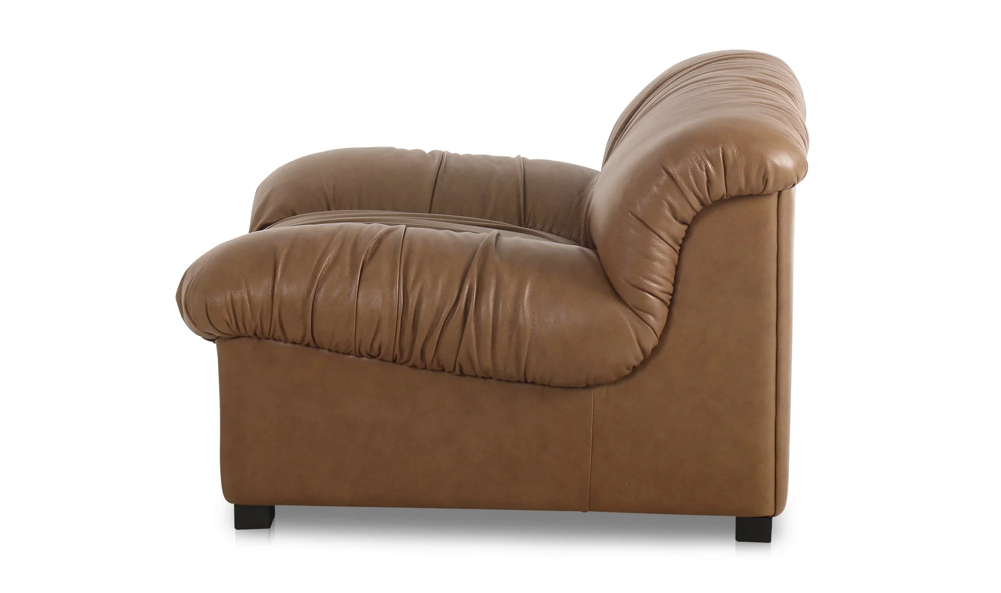Halston Lounge Chair Tan Leather - Image 4