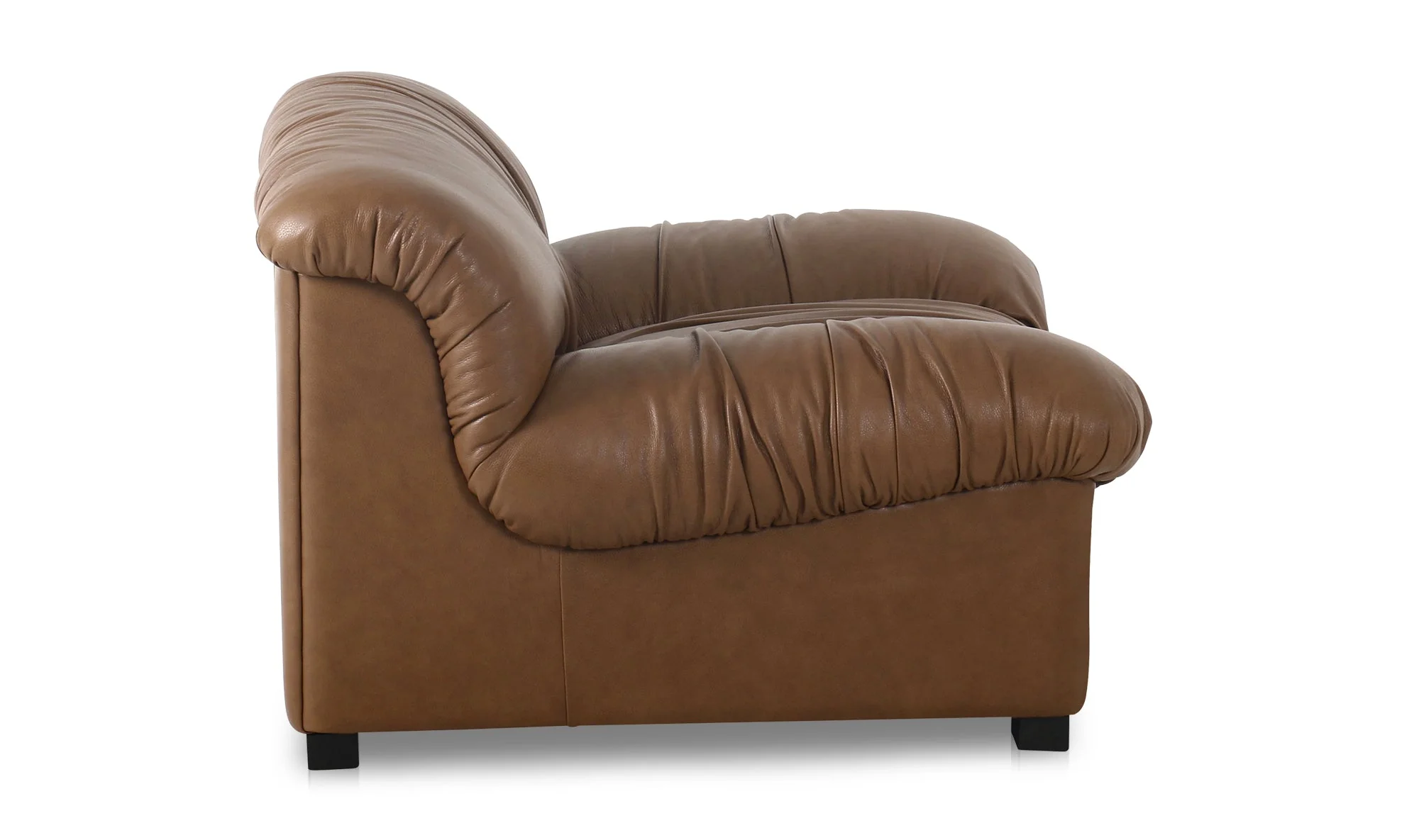 Halston Lounge Chair Tan Leather - Image 6