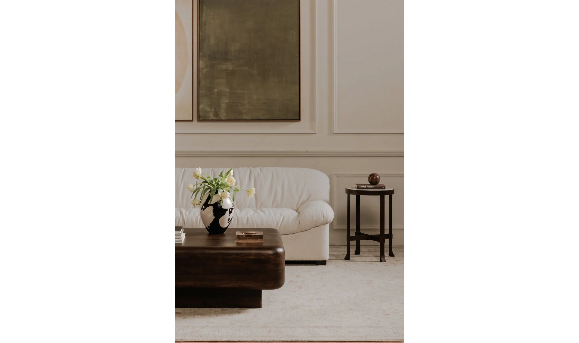 Halston Sofa Flecked Oat - Image 12