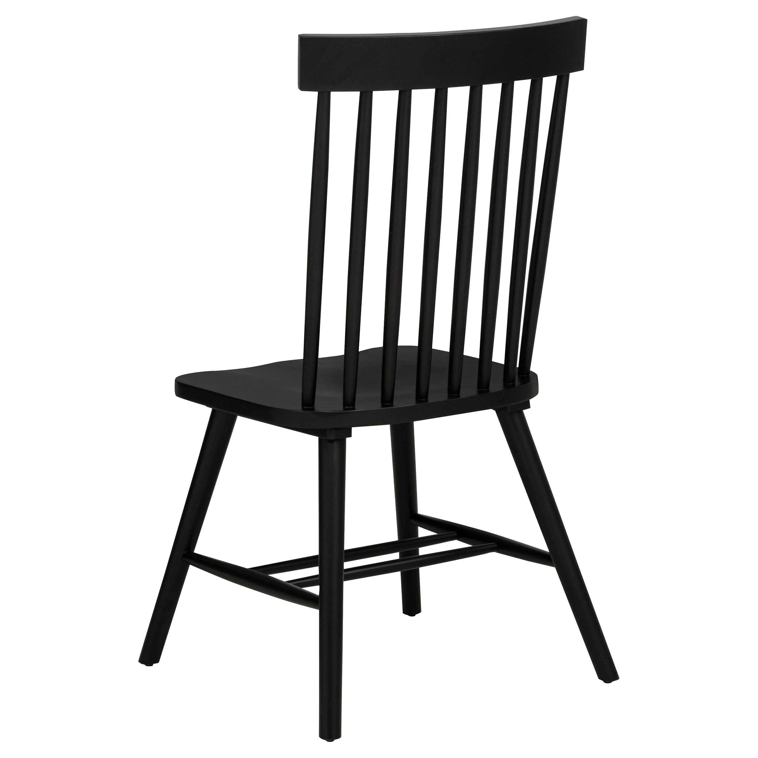 Hamlyn Black 5-piece Round Wood Dining Set - Image 5