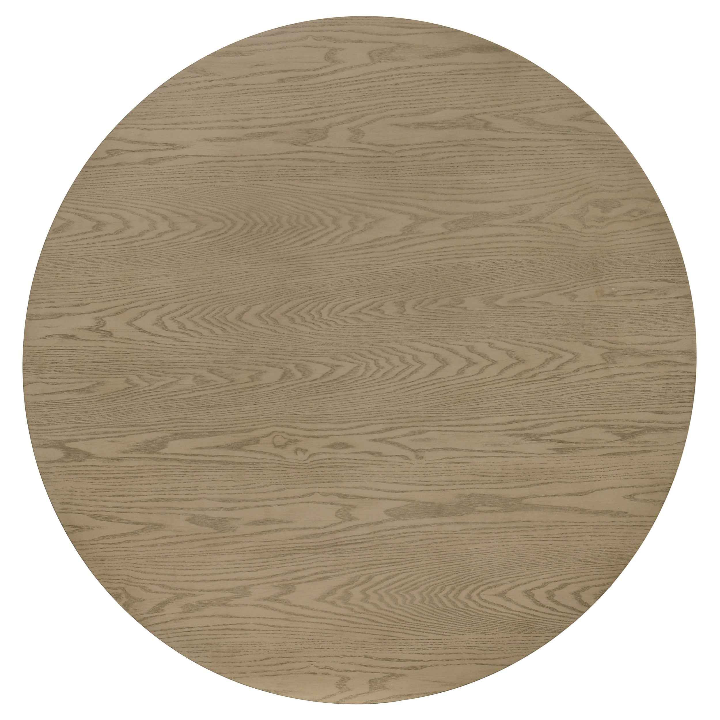 Hamlyn Cream/Natural Oak 5-piece Round Wood Dining Set - Image 3
